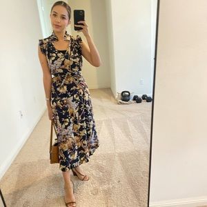 Zimmermann Silk Tunic Tie Waist Midi Dress size 0